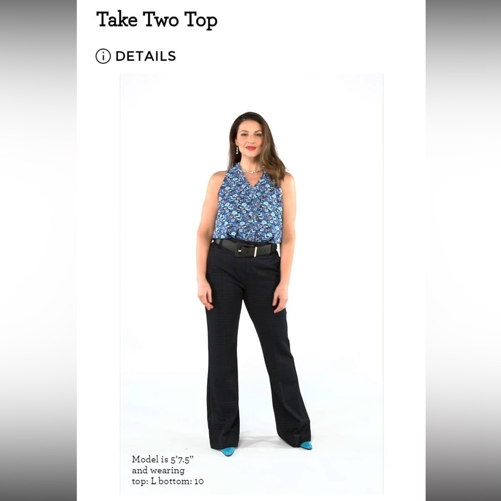 NWT | CAbi Take Two Top Style 4349